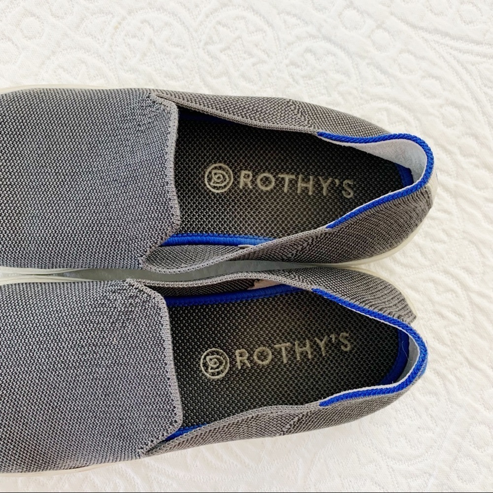Rothy’s Steel Grey Slip On Sneaker - Picture 7 of 10